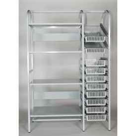 Gamme 600 x 400 Structure de stockage aluminium
